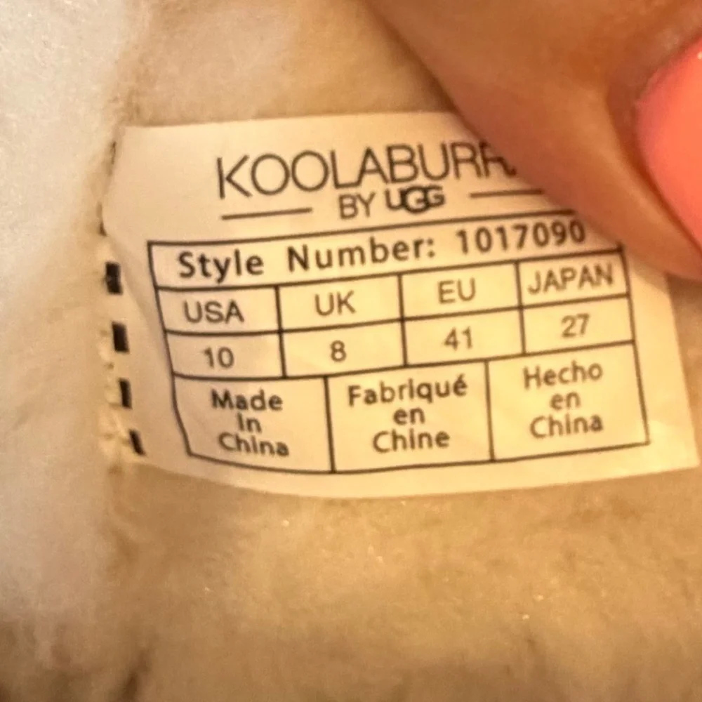 Koolaburra by UGG Chestnut Short Fall Boots, Winter Cozy Shearling, Size 10